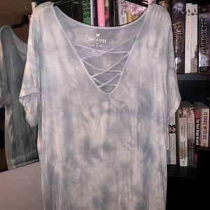 Blue American Eagle soft and sexy top